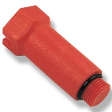 Заглушка пластиковая НР (НАР) L=68мм 1/2" синяя для водорозетки РОС