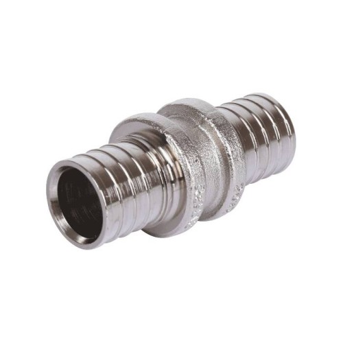 Муфта латунная для PE-X труб Дн 20 оцинкованная RAUTHERM S Rehau в Иркутске