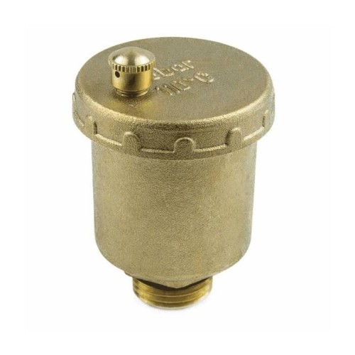 Воздухоотводчик автоматический латунный Ду-15 (1/2") Ру-10 НР (НАР) с запорным клапаном Aquasfera 5001 в Иркутске