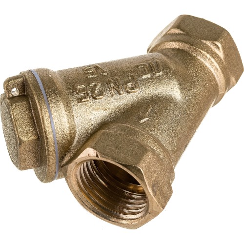 Фильтр сетчатый Y-образный латунный Ду-10 (3/8") Ру-25 ВР (ВН) (Т<130°С) Ридан FVR-R в Иркутске