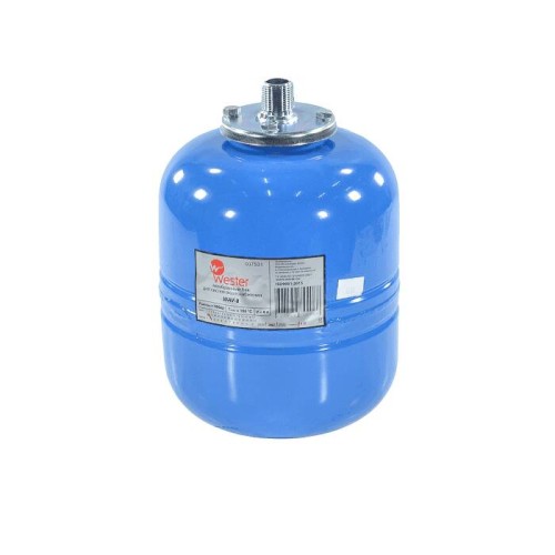 Гидроаккумулятор вертикальный стальной с наружной резьбой Wester WAV 10 бар 12 л в Иркутске