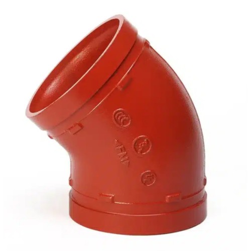 Отвод (колено) 45 градусов под муфту грувлок Ду-100 (Дн 108) Ру-25 XGQT04 в Иркутске