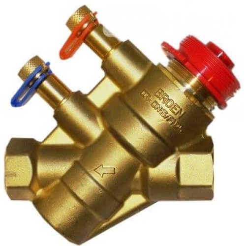 Клапан балансировочный латунный автоматический с внутренней резьбой 2,5 МПа Ballorex Dynamic Broen 25 мм в Иркутске