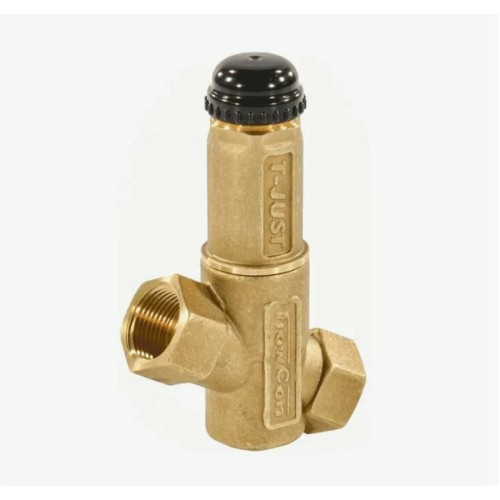 Клапан балансировочный латунный термостатический с внутренней резьбой 1,0 МПа R158A Giacomini 20 мм в Иркутске