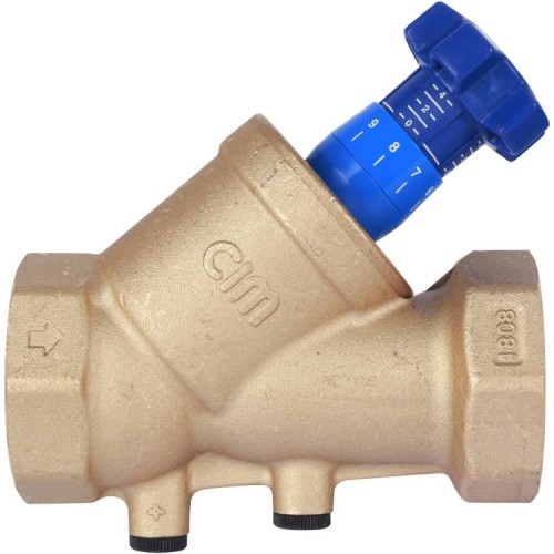 Клапан балансировочный латунный ручной с внутренней резьбой 2,5 МПа BL.220 MVI 25 мм в Иркутске