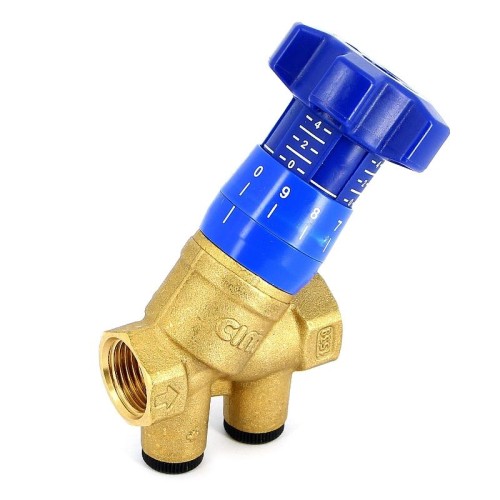 Клапан балансировочный латунный ручной с внутренней резьбой 2,5 МПа CIM 787OT Cimberio 32 мм в Иркутске