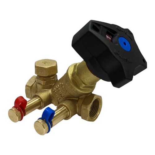 Клапан балансировочный латунный ручной с внутренней резьбой 1,6 МПа STAD.BY-1 Цветлит 15 мм в Иркутске