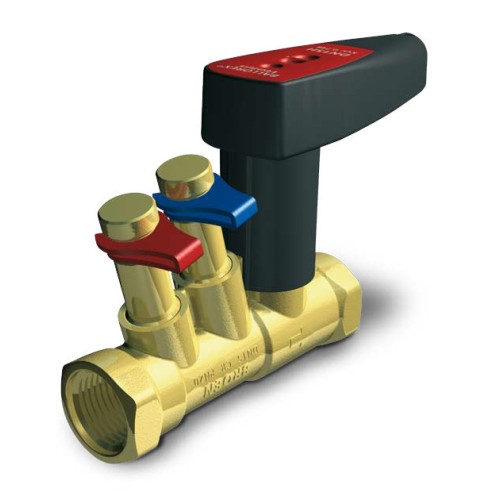 Клапан балансировочный латунный ручной с внутренней резьбой 2,5 МПа Ballorex Venturi FODRV Broen 15 мм в Иркутске