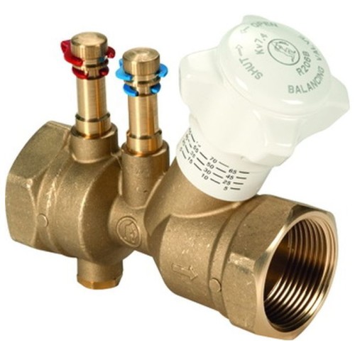 Клапан балансировочный латунный ручной с внутренней резьбой 2,5 МПа R206B Giacomini 25 мм в Иркутске