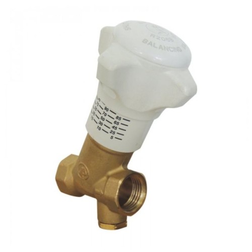 Клапан балансировочный латунный ручной с внутренней резьбой 2,5 МПа R206B-1 Giacomini 25 мм в Иркутске