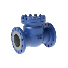 Клапан обратный стальной поворотный фланцевый 2,5 МПа 19лс76нж ЧАЗ 50х230 мм ГОСТ 33423-2015