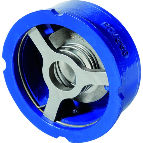 Клапан обратный чугунный осевой пружинный межфланцевый 1,6 МПа NVD-802R Ридан 80 мм в Иркутске