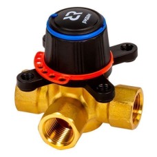 Клапан регулирующий латунный трехходовой с внутренней резьбой 1,0 МПа HRB-3R Ридан 40х115 мм 1 1/2"