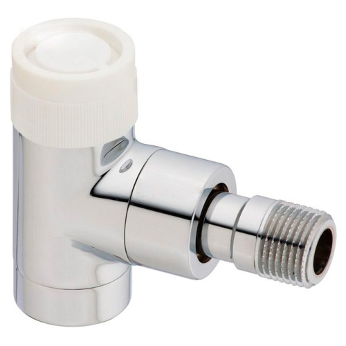 Клапан термостатический угловой Ду-15 (1/2") Ру-10 ВР-НР (ВН-НАР) матовая сталь серия E Oventrop в Иркутске