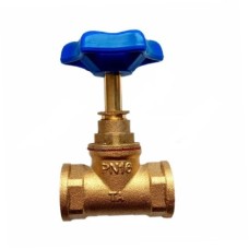 Клапан запорный латунный с внутренней резьбой 1,6 МПа 15б3р БАЗ 32х95 мм