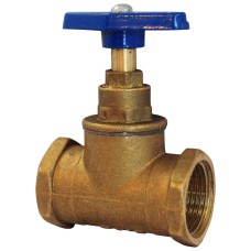 Клапан запорный латунный с внутренней резьбой 1,6 МПа 15б3р Цветлит 40х95 мм ТУ 206-3973235-01-93