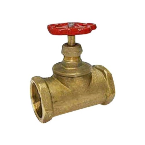 Клапан запорный латунный с внутренней резьбой 1,6 МПа 15б1п Китай 50х86 мм в Иркутске