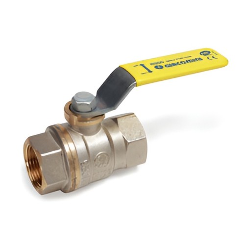 Кран запорный латунный полнопроходной с ручкой-рычагом ВР (ВН) Ру 5 R950 Giacomini 8 мм 1/4" в Иркутске