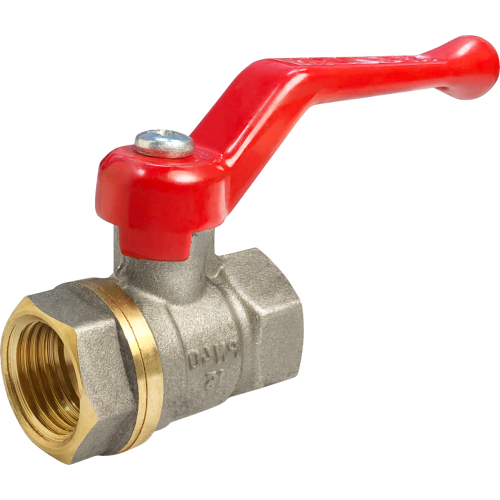 Кран запорный латунный стандартнопроходной с ручкой-рычагом ВР (ВН) Ру 16 ПРАКТИК 120 ГАЛЛОП 15 мм 1/2" в Иркутске