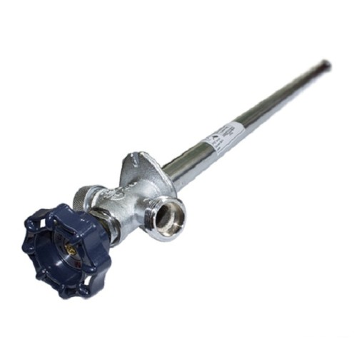 Кран запорный латунный незамерзающий стандартнопроходной без штуцера маховик НР Ру 10 15х450 мм 3/4" в Иркутске