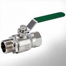 Кран запорный латунный стандартнопроходной с ручкой-рычагом ВР-НР Ру 42 R254WL Giacomini 10 мм 3/8"