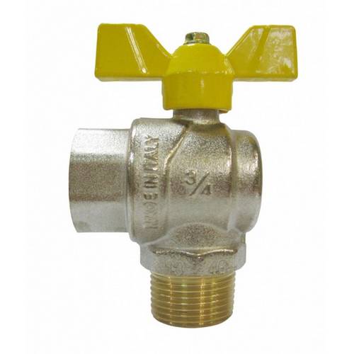 Кран запорный латунный полнопроходной с ручкой-бабочкой ВР-НР Ру 5 R780 Giacomini 15х50 мм 1/2" в Иркутске