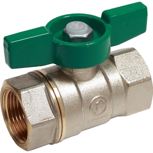 Кран запорный латунный стандартнопроходной с ручкой-бабочкой ВР (ВН) Ру 42 R251W Giacomini 15х56 мм 1/2" в Иркутске