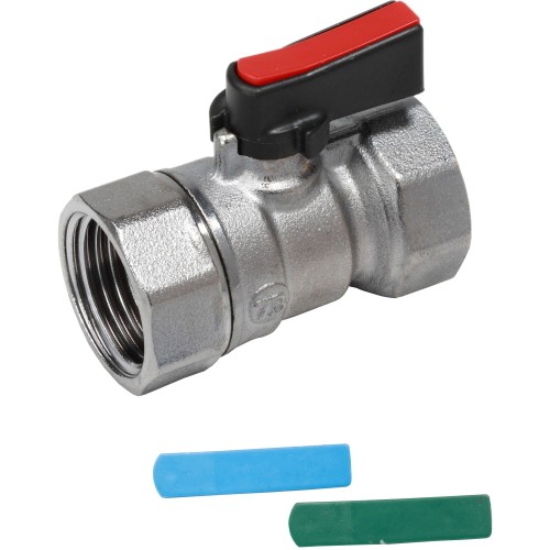 Кран запорный латунный стандартнопроходной с ручкой-флажком ВР (ВН) Ру 16 R690 Giacomini 15х46 мм 1/2" в Иркутске