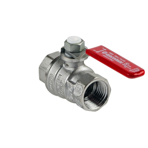 Кран запорный латунный стандартнопроходной с ручкой-рычагом ВР (ВН) Ру 42 R250D Giacomini 15х54 мм 1/2" в Иркутске