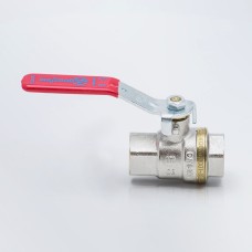 Кран запорный латунный полнопроходной с ручкой-рычагом ВР (ВН) Ру 30 BS1152A Tecofi 20 мм 3/4"