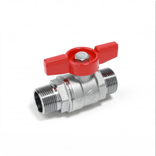 Кран запорный латунный полнопроходной с ручкой-бабочкой НР Ру 42 R913 Giacomini 15х73 мм 1/2" в Иркутске