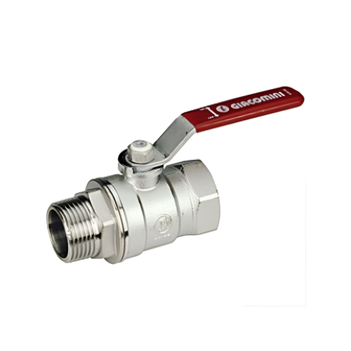 Кран запорный латунный полнопроходной с ручкой-рычагом ВР-НР Ру 42 R914L Giacomini 15х67 мм 1/2" в Иркутске