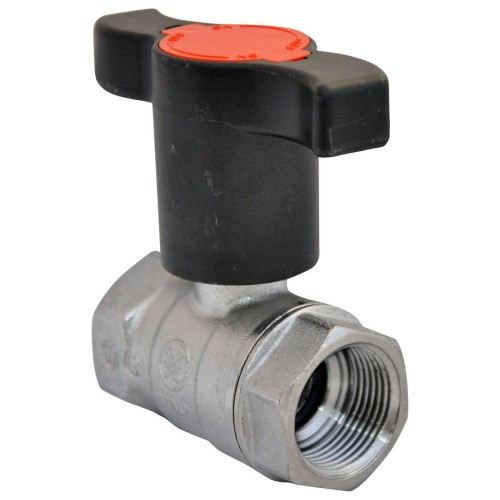 Кран запорный латунный с Т-рукояткой стандартнопроходной ВР-НР Ру 40 Pride LD 20 мм 3/4" в Иркутске