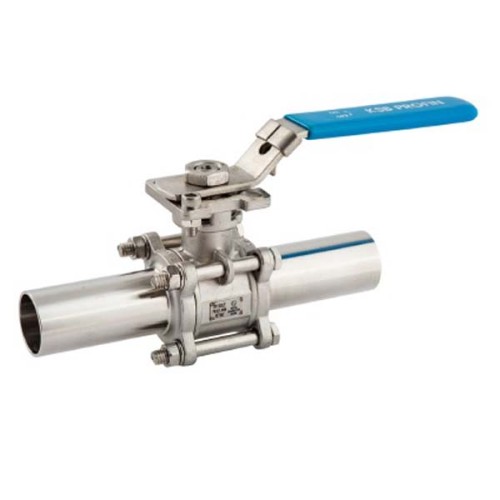Кран шаровый нержавеющий под приварку стандартнопроходной Ру 40 AISI 316 BV61L ABRA 15х150 мм 1/2" в Иркутске