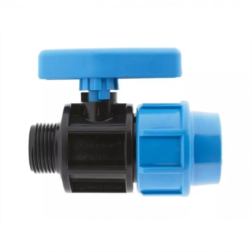 Компрессионный кран ПНД Дн 20-1/2" Ру-16 НР (НАР) Джилекс в Иркутске