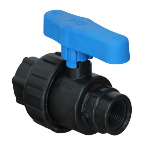 Компрессионный кран ПНД Ду-33 (1 1/4"-1") ВР (ВН) Ру-16 VALFEX в Иркутске