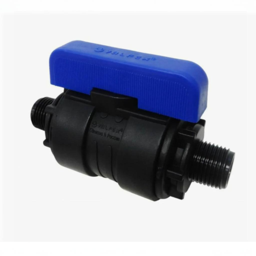 Компрессионный кран ПНД Ду-20 (1/2") НР (НАР) Ру-16 VALFEX в Иркутске