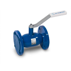 Кран запорный стальной фланцевый полнопроходной Ст20 КШ.Ц.Ф. Temper 125х380 мм