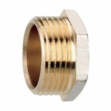 Заглушка латунная торцевая НР STOUT 8 мм 1/4"