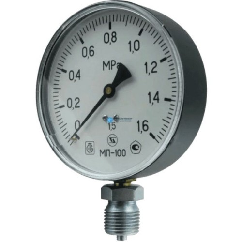 Манометр радиальный диаметр 160мм 0-25 кгс/см2 (0-2,5 МПа) М20х1,5 МП-160 Завод теплотехнических приборов в Иркутске