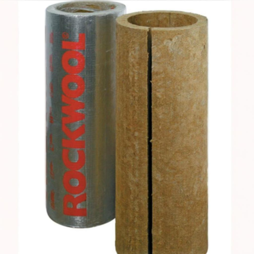 Цилиндр навивной минеральная вата 40/76 L=1м кашированный фольгой ROCKWOOL 100 в Иркутске