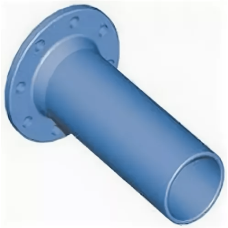 Патрубок фланец-гладкий конец ПФГ Ду-250 (L=1500) ВЧШГ с ЦПП цинк+AL ГОСТ ISO 2531-2012