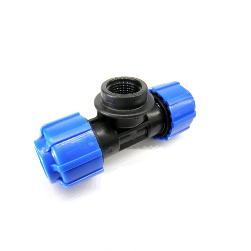 Тройник ПЭ компрессионный Дн 63-1/2"-63 Ру-16 ВР (ВН) VALFEX в Иркутске