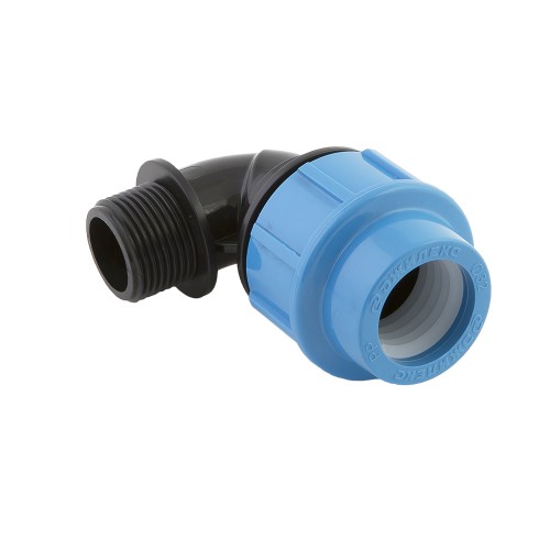 Отвод ПЭ компрессионный Дн 25-1/2" 90гр Ру-16 ВР (ВН) VALFEX в Иркутске