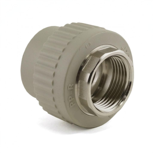 Муфта PP-R комбинированная серая ВР (ВН) Дн 20-1/2" с крестом Wavin Ekoplastik в Иркутске