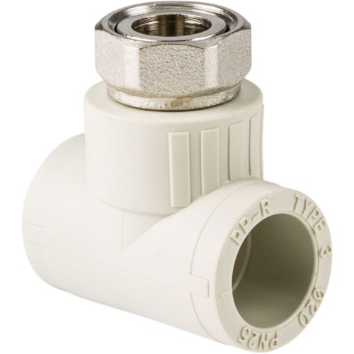 Тройник PP-R с накидной гайкой Дн 20-1/2" Pro Aqua в Иркутске