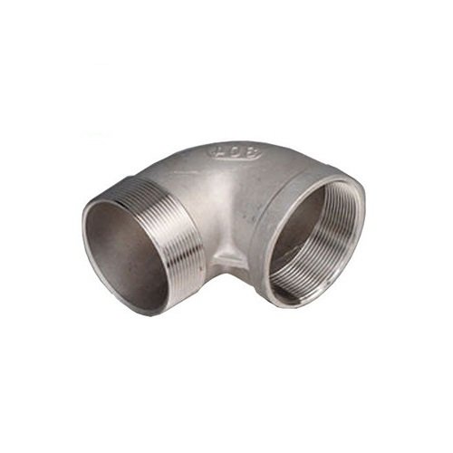 Отвод нержавеющий резьбовой НР-ВР Ру 16 AISI 304 80 мм 3"