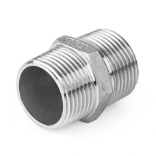 Ниппель нержавеющий НР AISI 304 25 мм 1"