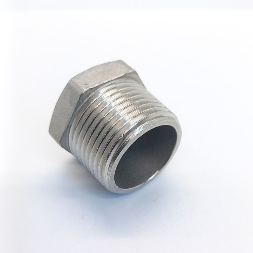 Заглушка нержавеющая шестигранная торцевая НР Ру 16 AISI 304 100 мм 4"