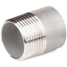 Резьба стальная оцинкованная удлиненная НР-сварка КАЗ 50х70 мм 2" ГОСТ 6357-81, ГОСТ 3262-75